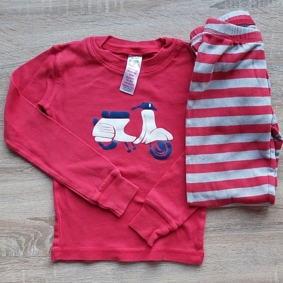 2011 Mini Boden twin pack UK scooter pajamas size 7 - Picture 2 of 16